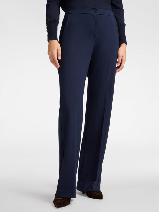 Elena Mirò Elena Mirò Pantaloni di tessuto P151P000341N054 Blu Over Fit