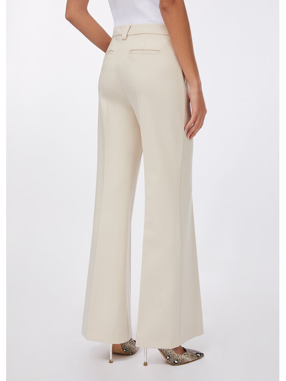 Liu Jo Liu Jo Pantaloni di tessuto CF5345J1857X071A Bianco Regular Fit