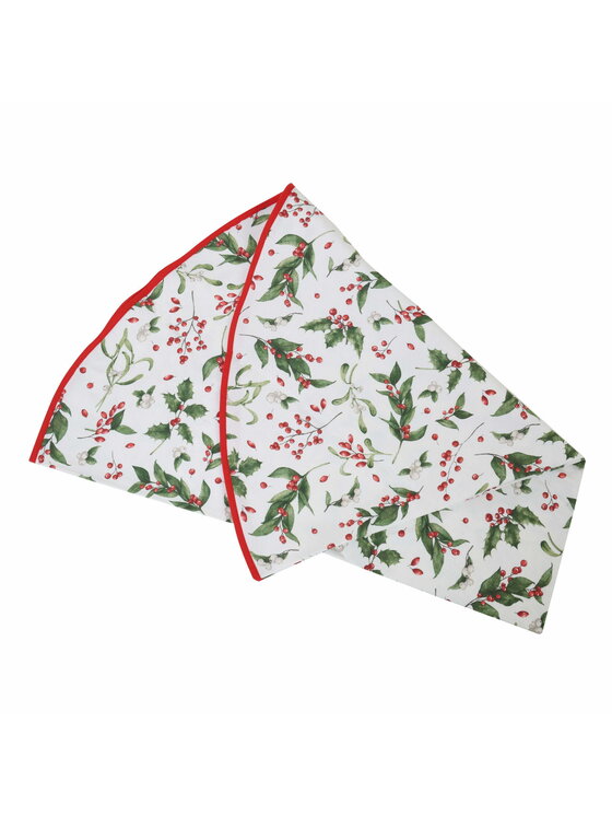 Roseberry Home Roseberry Home Obrus Very Merry Christmas Czerwony