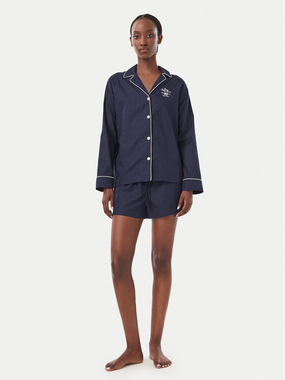 LAUREN RALPH LAUREN LAUREN RALPH LAUREN Pidžama ILN12545 Tumši zils Regular Fit