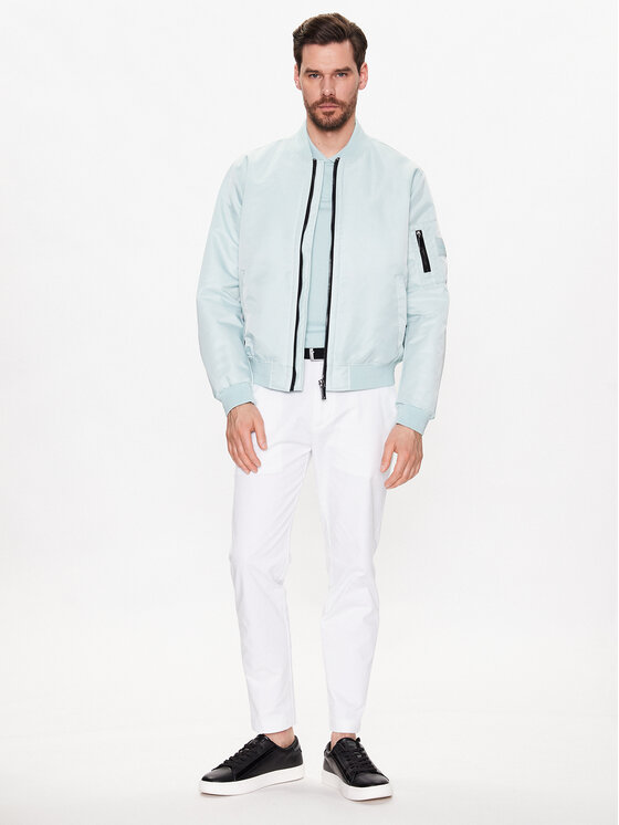 Calvin Klein Calvin Klein Kurtka bomber Hero K10K109907 Niebieski Relaxed Fit