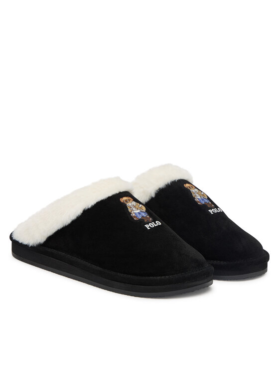 Polo Ralph Lauren Polo Ralph Lauren Пантофи 842P24250001 Черен
