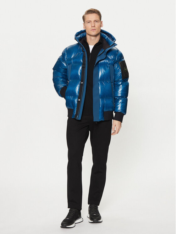 BOSS BOSS Puhovka Ronnie 50522627 Modra Regular Fit