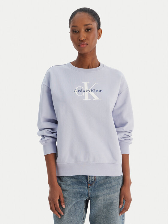 Calvin Klein Jeans Bluză Monologo LV047B234G Violet Regular Fit