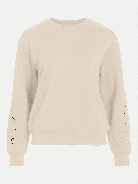Vila Vila Суитшърт Sif 14099158 Бежов Regular Fit