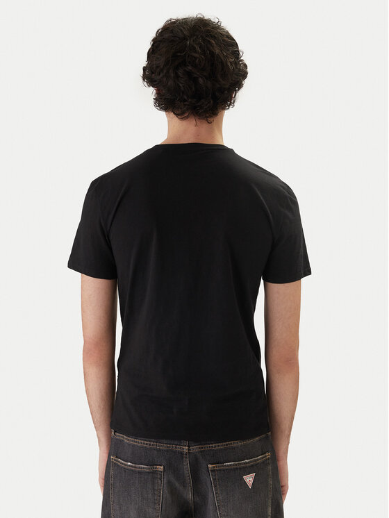 Guess Guess T-shirt F6GI12 K6XN4 Crna Regular Fit