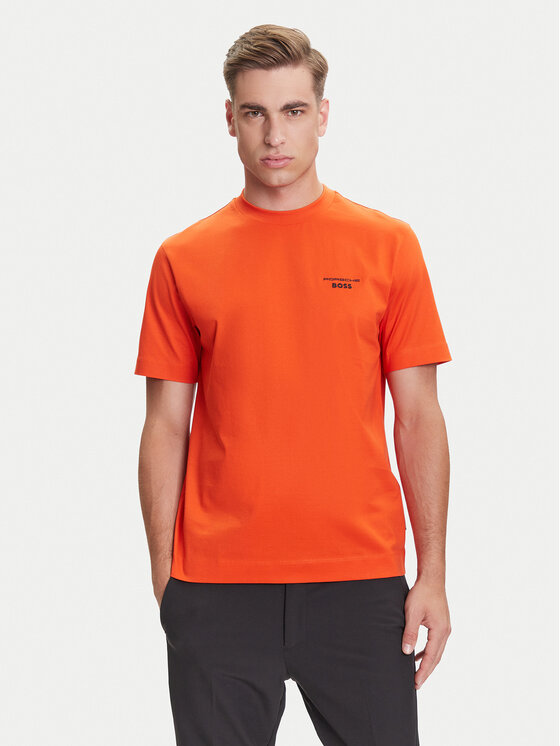 BOSS BOSS T-Shirt C-Thompson 197 PS 50543200 Pomarańczowy Regular Fit