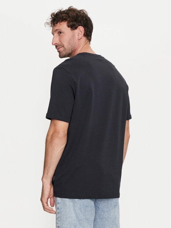 Bugatti Bugatti T-shirt 8350 55024A Tamnoplava Slim Fit
