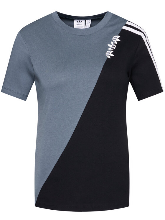adidas Marškinėliai adicolor Sliced Trefoil GN2827 Spalvota Regular Fit •  Modivo.lt