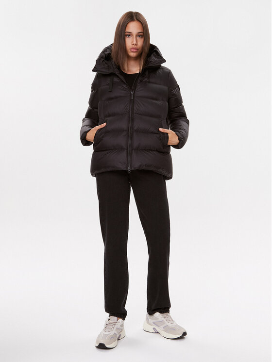 Bomboogie Bomboogie Пухено яке GW 6012 T MNA3 Черен Regular Fit