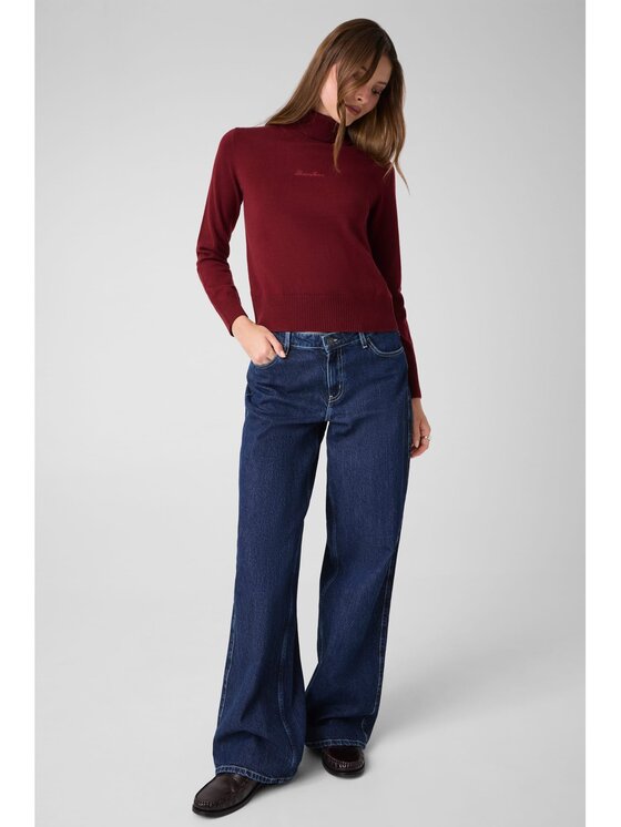 Guess Jeans Guess Jeans Svetr 184166 Červená Classic Fit