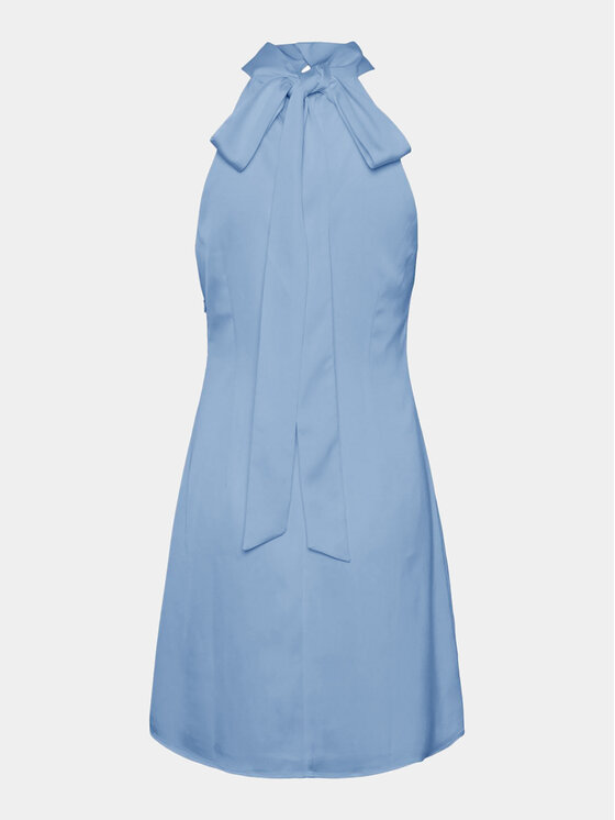 YAS YAS Kokteilinė suknelė Dottea 26032326 Mėlyna Regular Fit