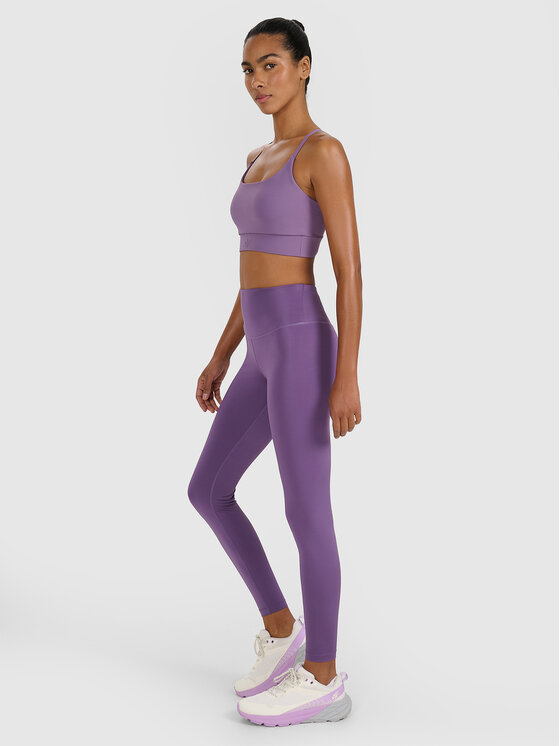 4F 4F Legginsy MULTI ACTIVE Różowy ciemny Slim Fit