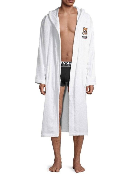 MOSCHINO Underwear & Swim MOSCHINO Underwear & Swim Szlafrok A9682 4307 0001 Biały