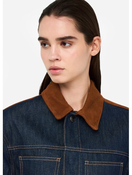 Liu Jo Liu Jo Giacca di jeans UF5084DS07377000 Celeste Regular Fit