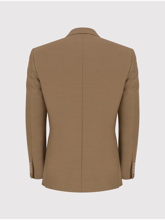 Pako Lorente Pako Lorente Garnitur P24SP-4G-003 Brązowy Super Slim Fit