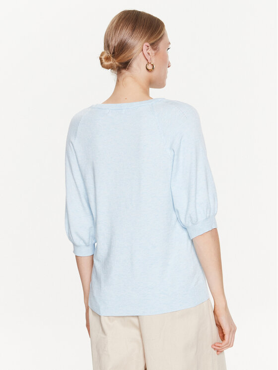 Moss Copenhagen Moss Copenhagen Блуза 17527 Светлосиньо Basic Fit