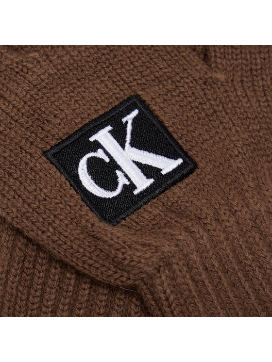 Calvin Klein Jeans Calvin Klein Jeans Rękawiczki dziecięce Monogram IU0IU00363 Brązowy