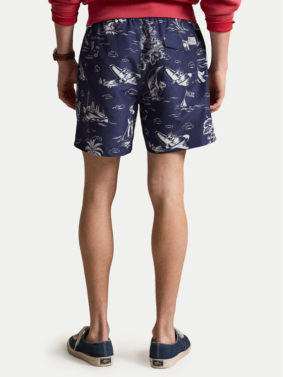 Polo Ralph Lauren Polo Ralph Lauren Úszónadrág 710B13658001 Sötétkék Classic Fit