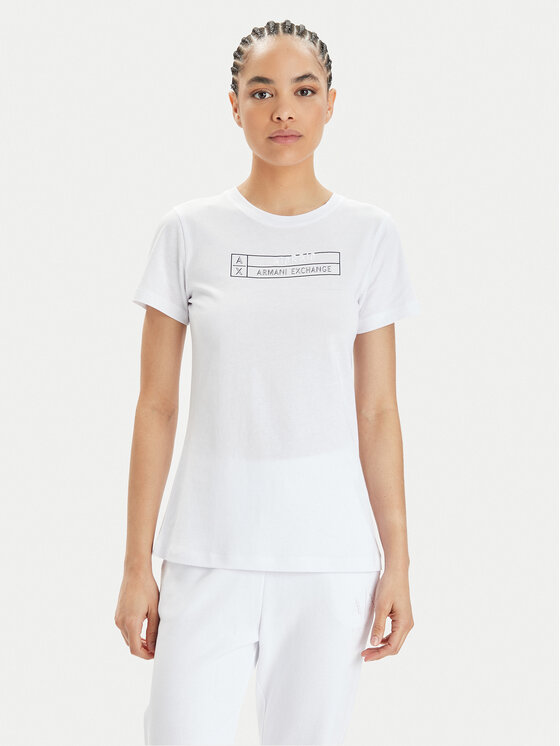 Női Póló Armani Exchange, Méret: M, Fehér, 3DYT01 YJ3RZ 1000
