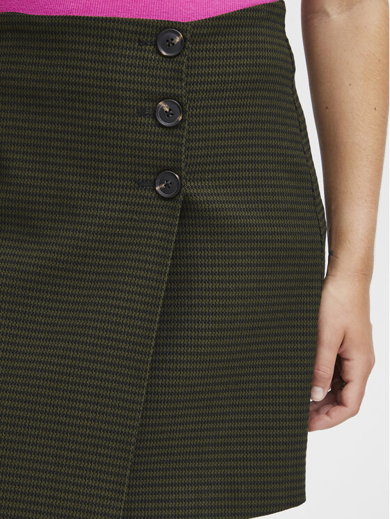 Fransa Fransa Mini sukňa 20612723 Zelená Regular Fit