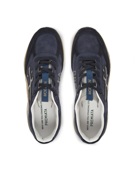 Premiata Premiata Sneakersy Moerun Var 7776 Tmavomodrá