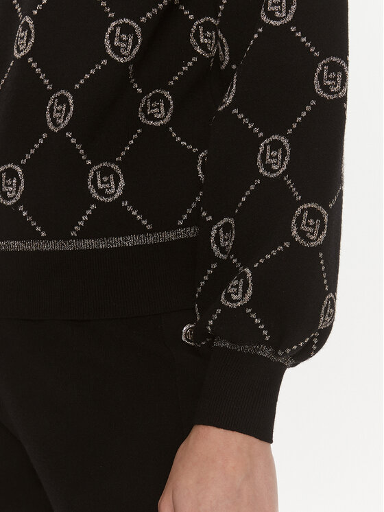 Liu Jo Liu Jo Pulover TF3204 MA63L Črna Regular Fit
