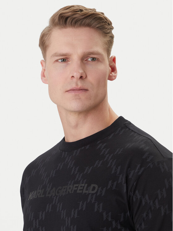 KARL LAGERFELD KARL LAGERFELD Tričko 755172 562251 Čierna Loose Fit
