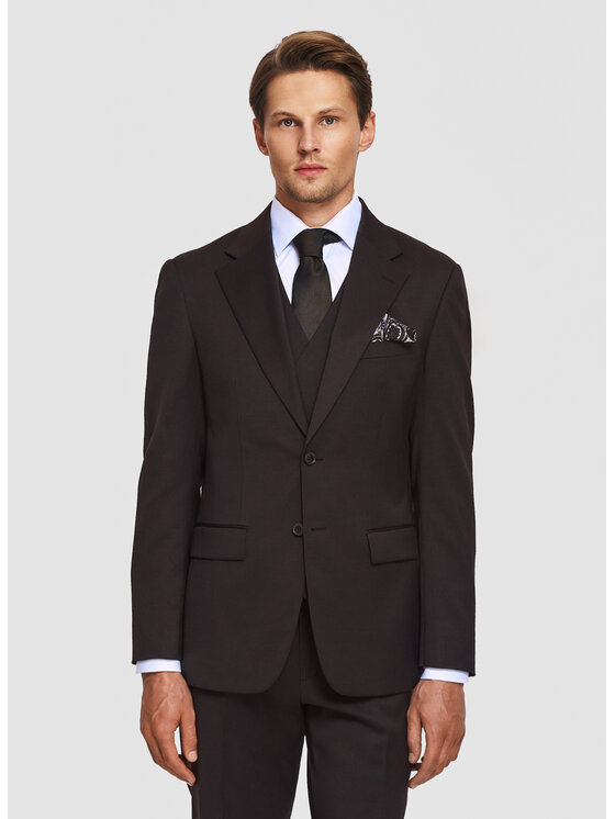 Pako Lorente Pako Lorente Marynarka P26SF-3G-042 Brązowy Slim Fit