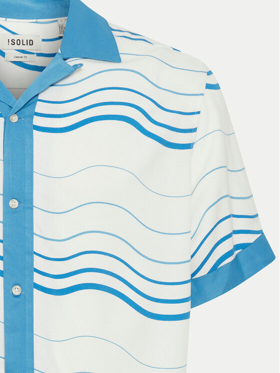Solid Solid Сорочка Ibbs 21108204 Голубий Relaxed Fit