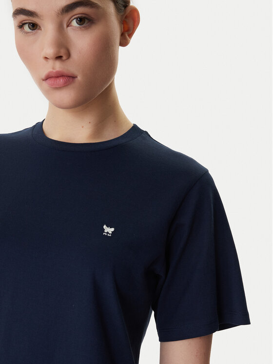 Weekend Max Mara Weekend Max Mara T-Shirt Venaco 2615971031 Tmavomodrá Relaxed Fit
