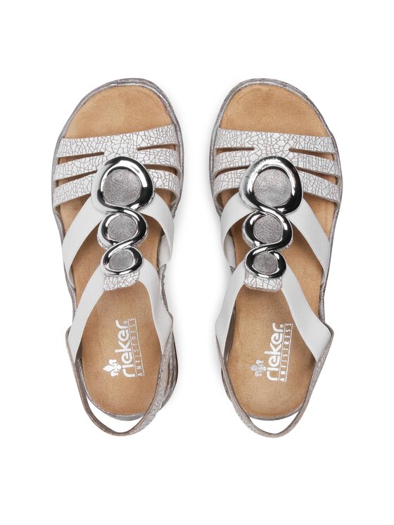 Rieker Rieker Sandali 679L4-80 Bianco