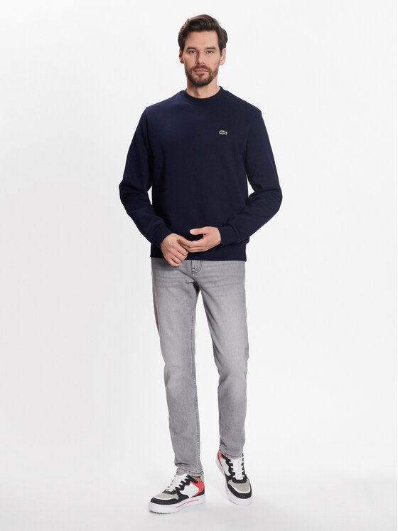 Lacoste Lacoste Pulóver SH9608 Sötétkék Regular Fit