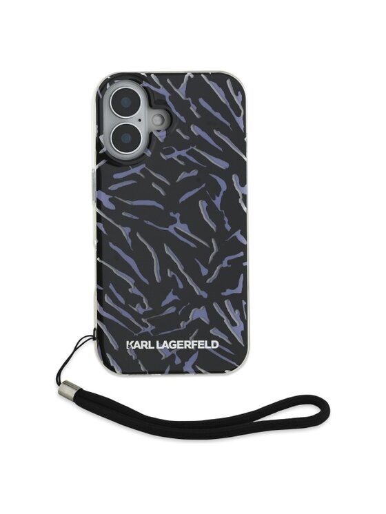 KARL LAGERFELD KARL LAGERFELD Etui na telefon Apple iPhone 16 Plus Fioletowy