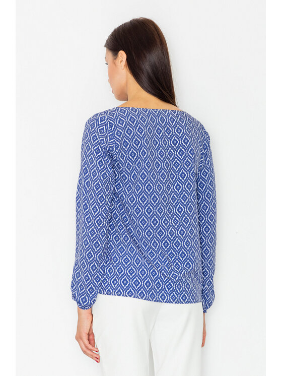 FIGL FIGL Bluzka M520 Kolorowy Regular Fit