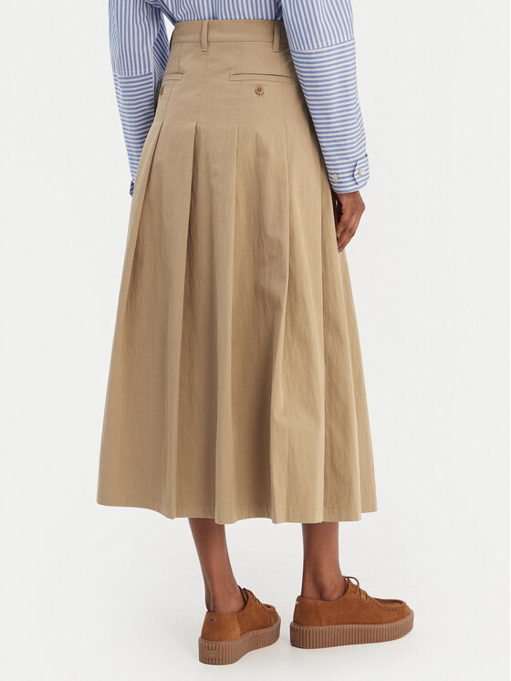 Weekend Max Mara Weekend Max Mara Trapez suknja Orme 2615101111 Bež Regular Fit