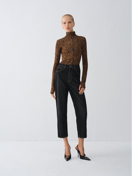 La Mania La Mania Jeans RIFFE Nero Basic Fit