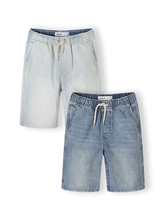 minoti minoti Szorty jeansowe 29SHORT252 Błękitny Regular Fit