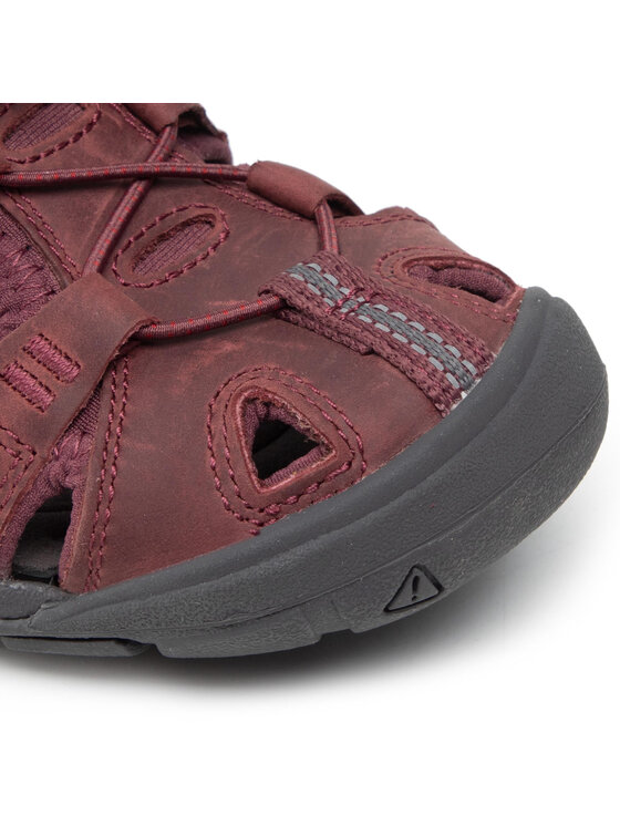 Keen Keen Sandali Clearwater Cnx Lleather 1025088 Bordo rdeča