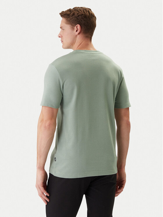 BOSS BOSS Tričko Tiburt 240 50452680 Zelená Regular Fit