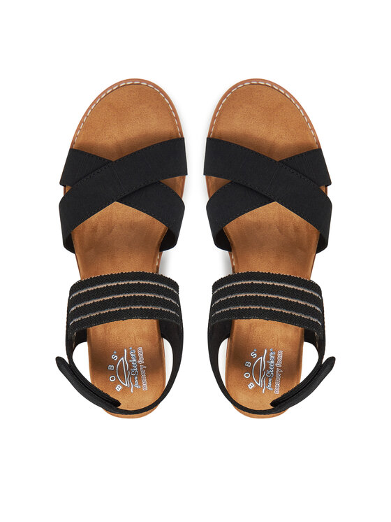 Skechers Skechers Szandál BOBS Desert Kiss-Shore Enough 114130/BLK Fekete