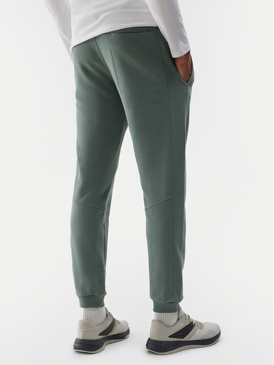 4F 4F Долнище анцуг 4FWSS24TTROM645 Зелен Regular Fit