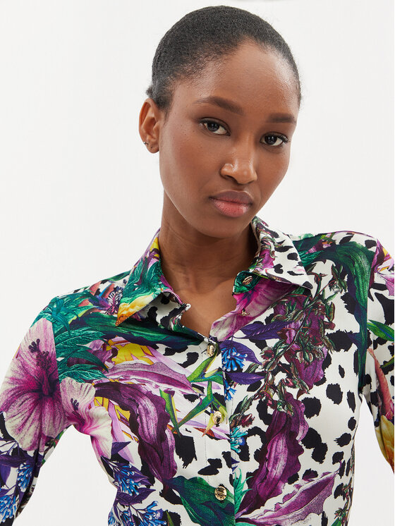 Just Cavalli Just Cavalli Camicia 76PAL228 Multicolore Slim Fit