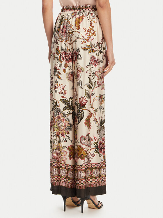 ViCOLO ViCOLO Palazzo hlače TD0829 Bež Wide Leg