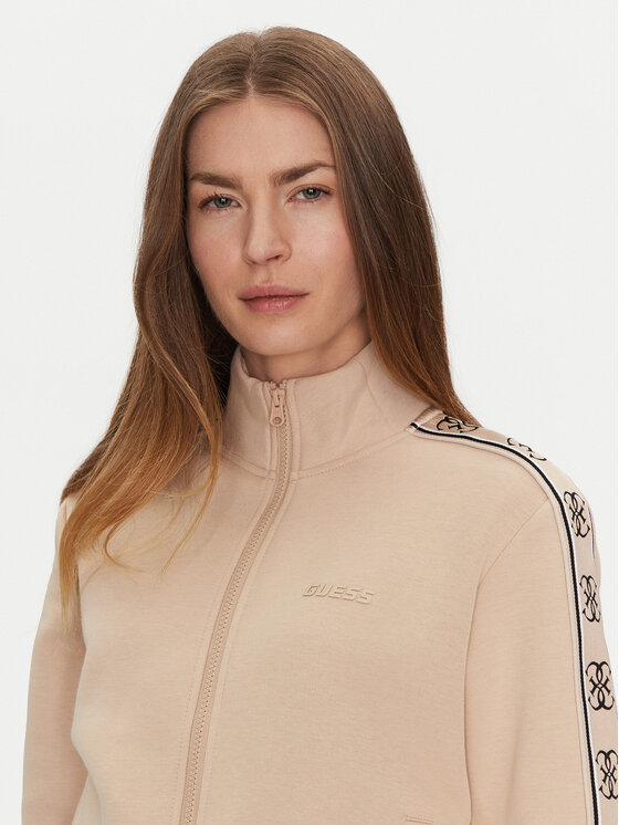 Guess Guess Bluză V2YQ16 KB3P2 Bej Regular Fit