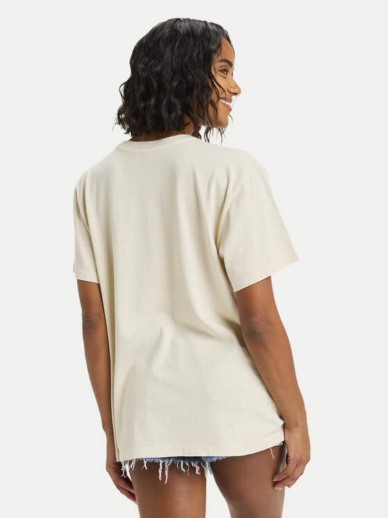 Roxy Roxy T-krekls ERJZT06023 Bēšs Regular Fit