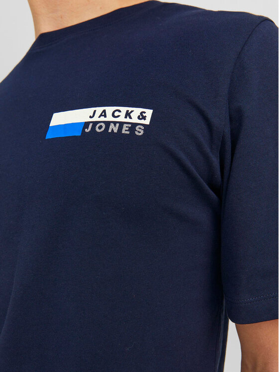 Jack & Jones Jack & Jones T-Shirt Corp 12233999 Tmavomodrá Standard Fit