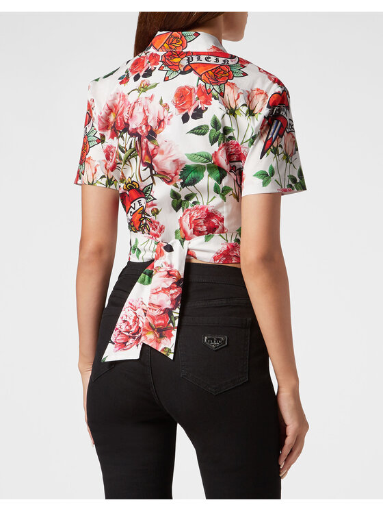 PHILIPP PLEIN PHILIPP PLEIN Košeľa 6303 Biela Fitted Fit