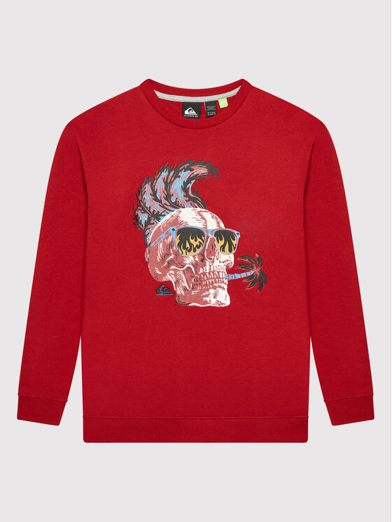 Quiksilver Quiksilver Світшот Smoke EQBFT03791 Червоний Regular Fit