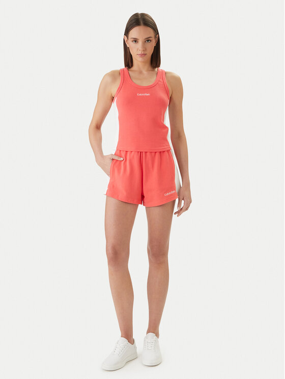 Calvin Klein Swimwear Calvin Klein Swimwear Felső LV00Q61152 Rózsaszín Slim Fit